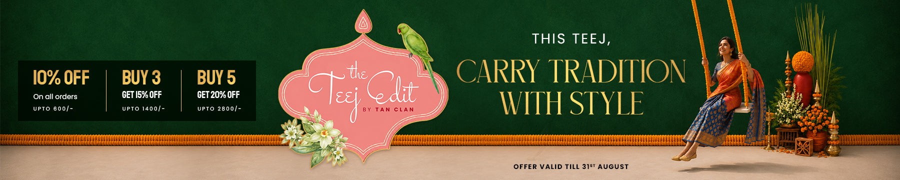 The Teej Edit Sale | Up to 20% OFF