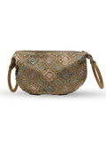 Luna Gold Half Moon Bag