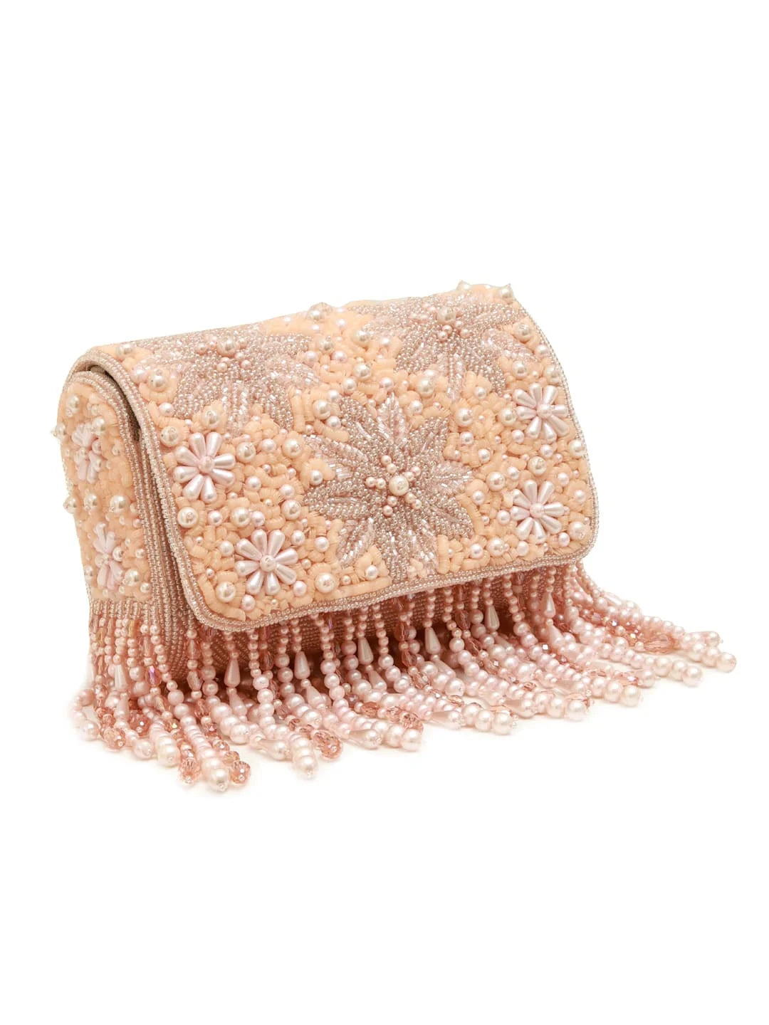 Fiona Peach Flap Over Bag