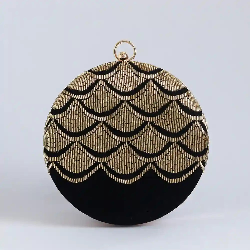 Rajwada Hand Embroidered Clutch