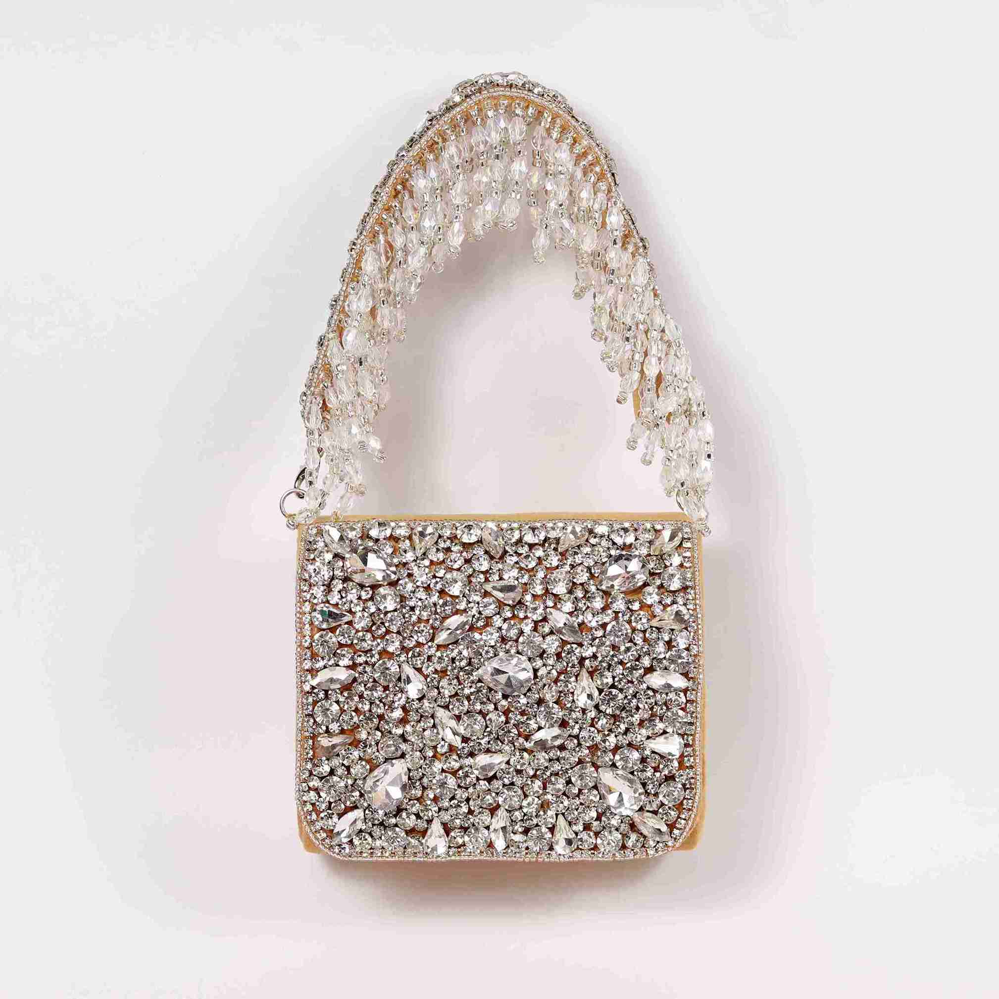 Grace Mini Bag with Embroidered Handle