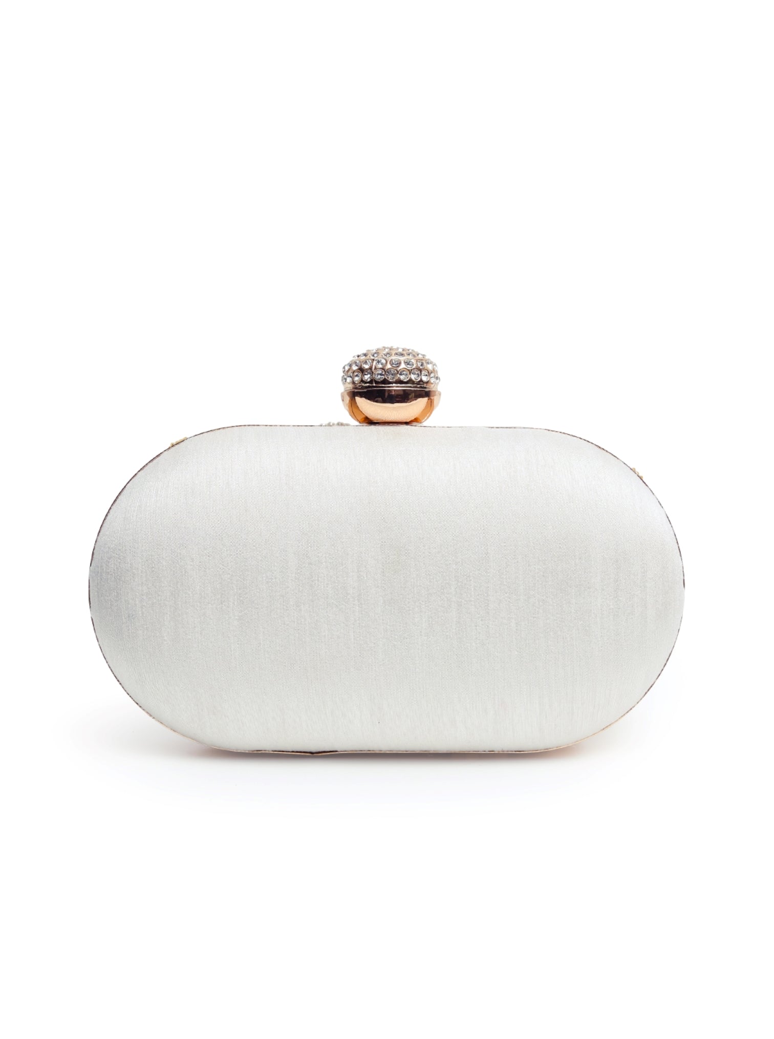Adaa Combo - Swarn Mini Lotus Potli and Elizah Zardozi White Clutch