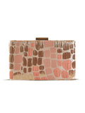 Coral Sleek Peach Clutch