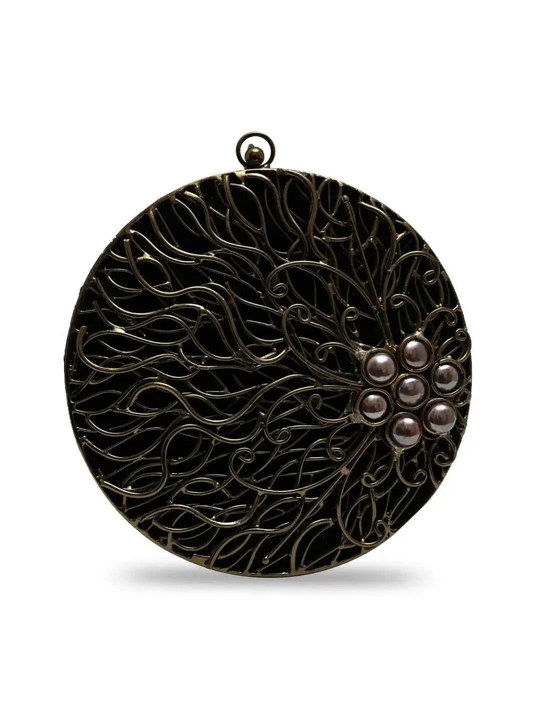 Vana Brass Clutch