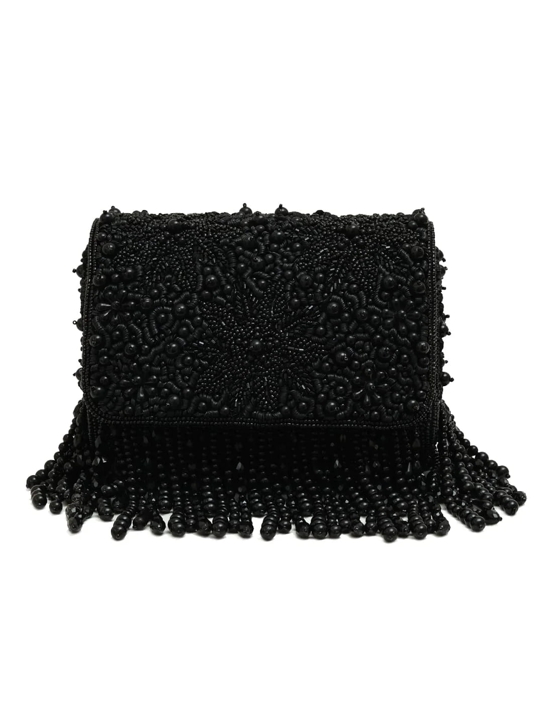 Fiona Black Flap Over Bag