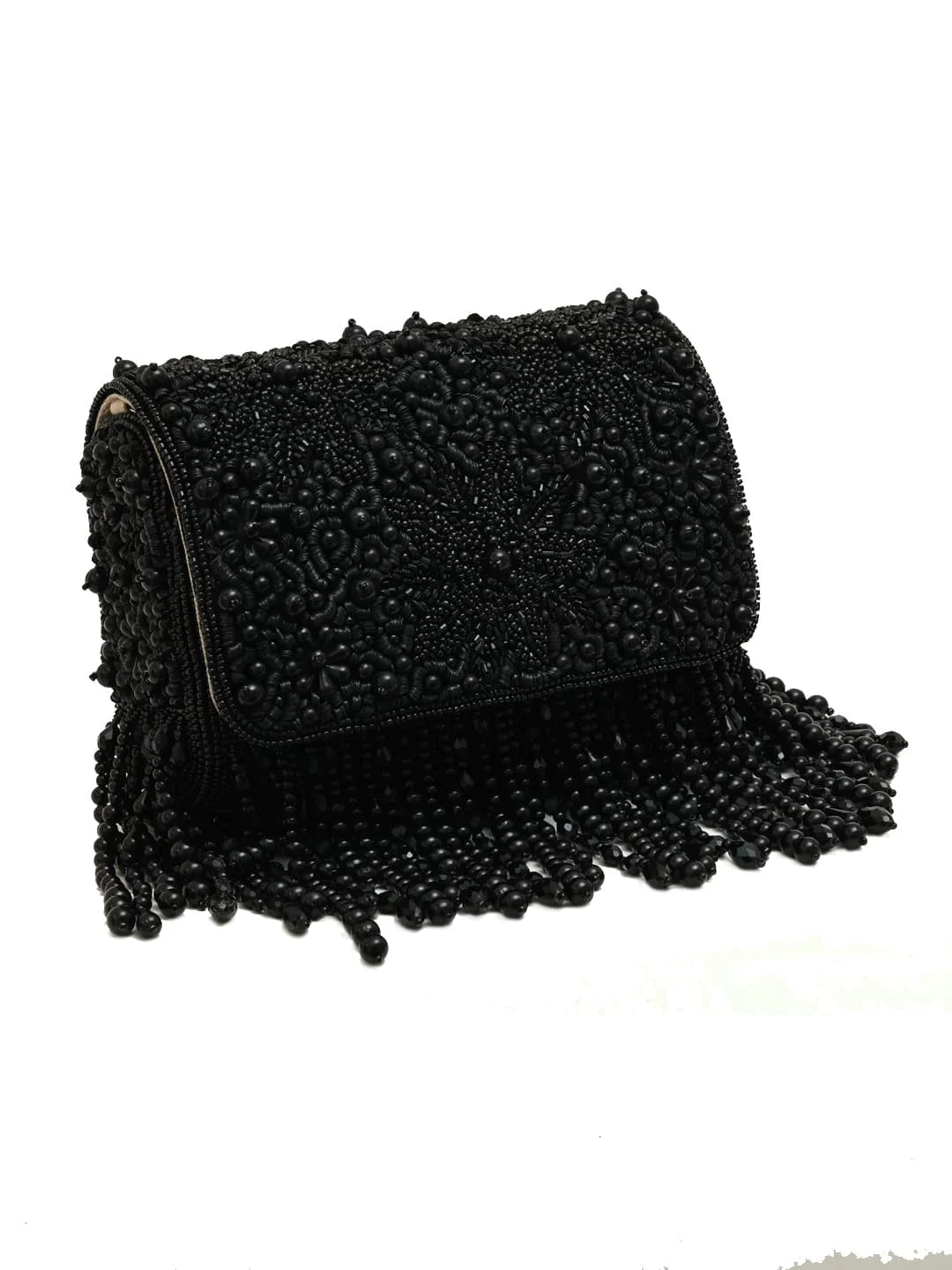 Fiona Black Flap Over Bag
