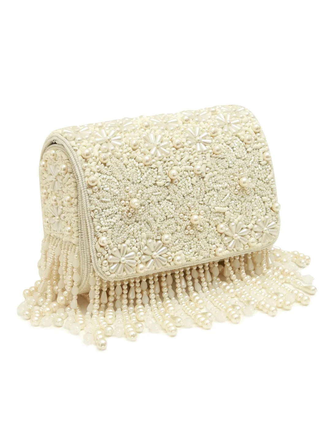 Fiona White Flap Over Bag