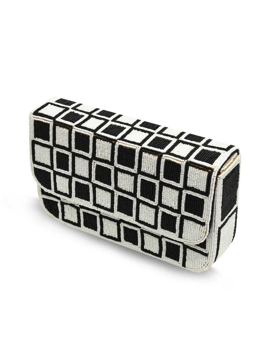 Blake Checkered Shoulder Bag