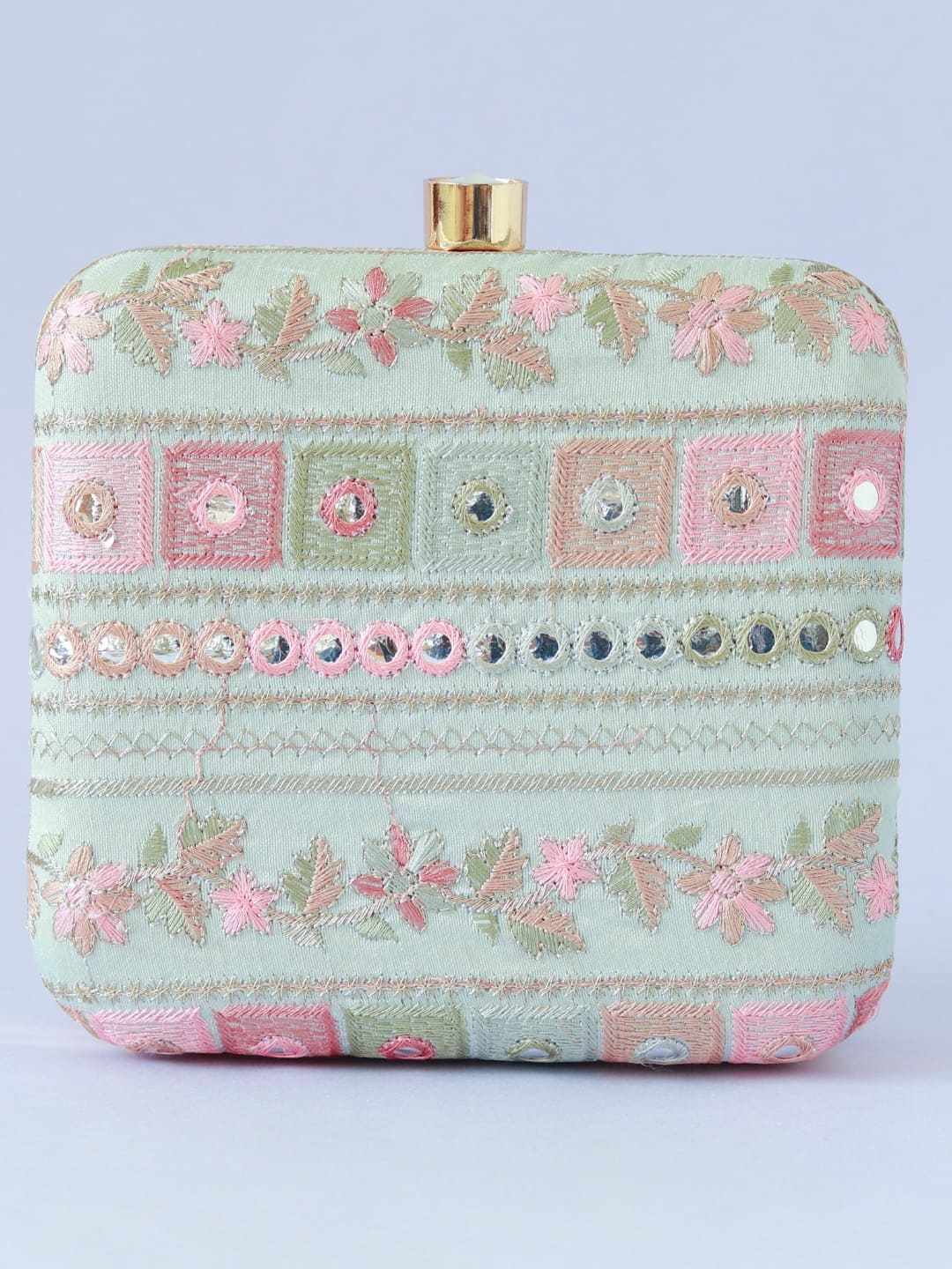 Phulwaari Floral Box Clutch