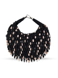 Bella Black Multicolor Half Moon Bag