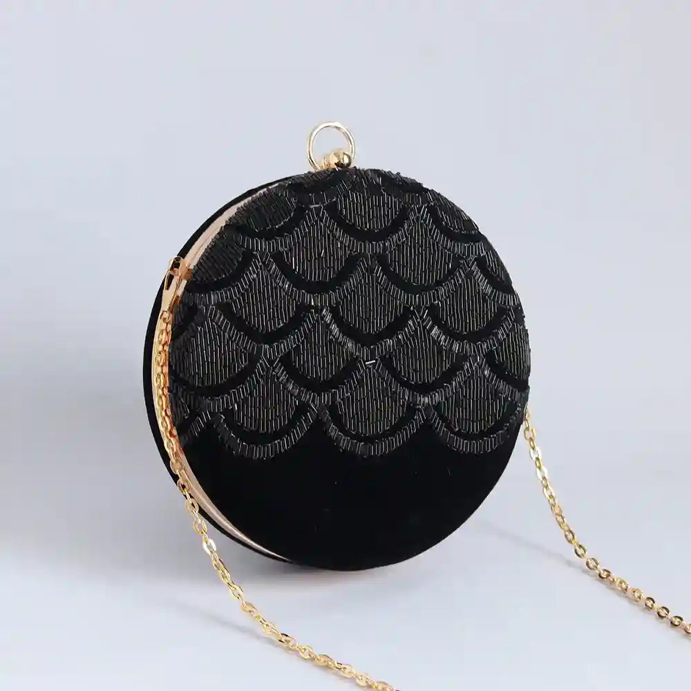Rajwada Hand Embroidered Clutch