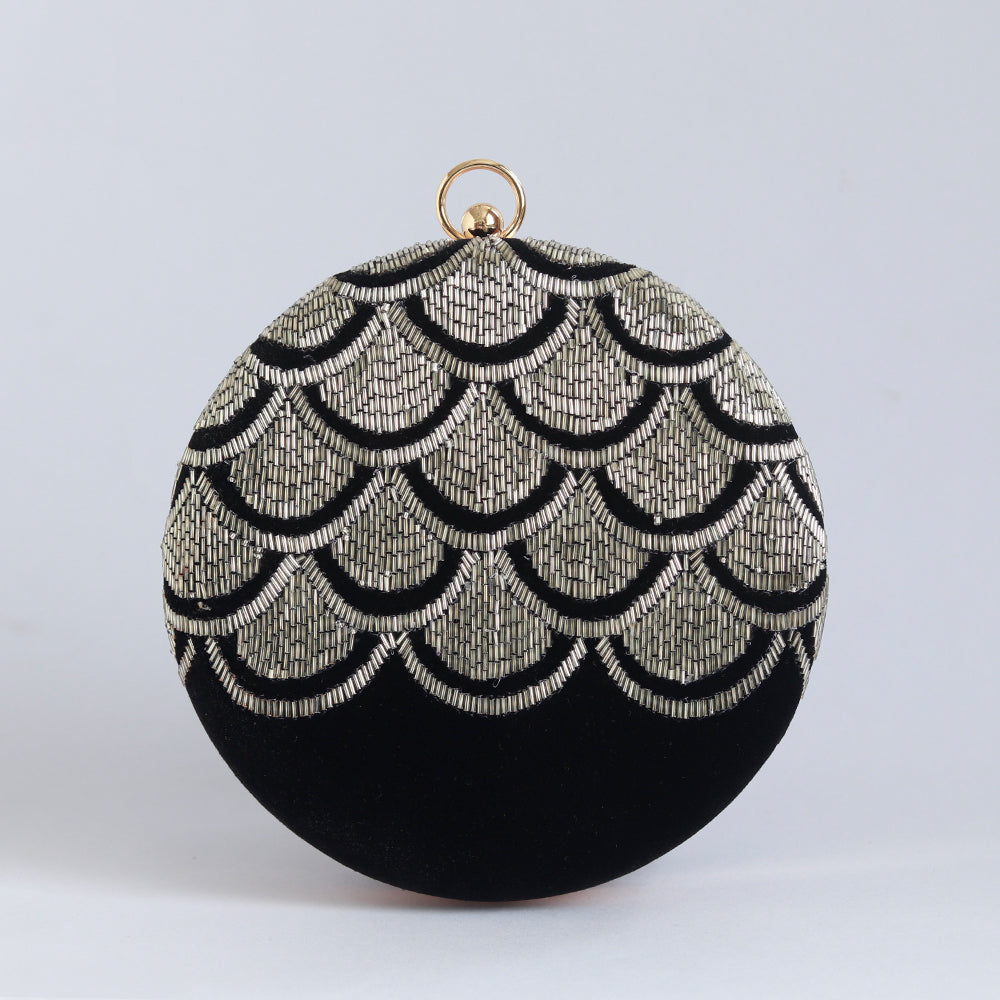 Rajwada Hand Embroidered Clutch