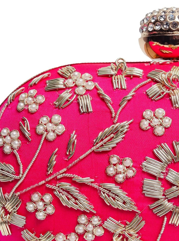 Baiza Zardozi Hand Embroidered Clutch