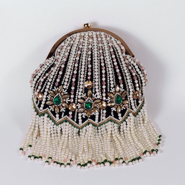 Frida Batua Bag with Detachable Handle - Black