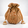 Pushp Zardozi Embroidered Mini Lotus Potli DBPP