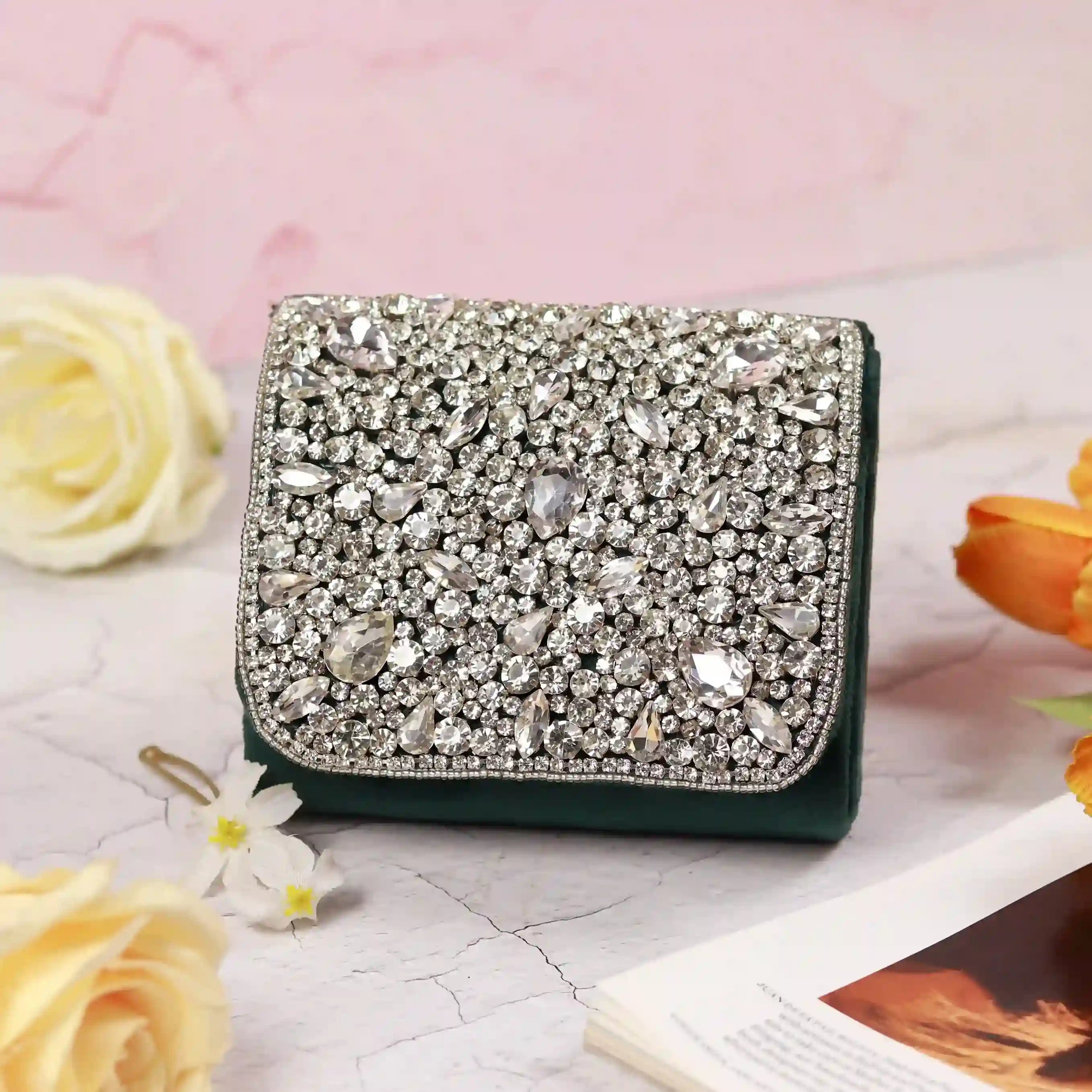 Grace Mini Bag with Embroidered Handle