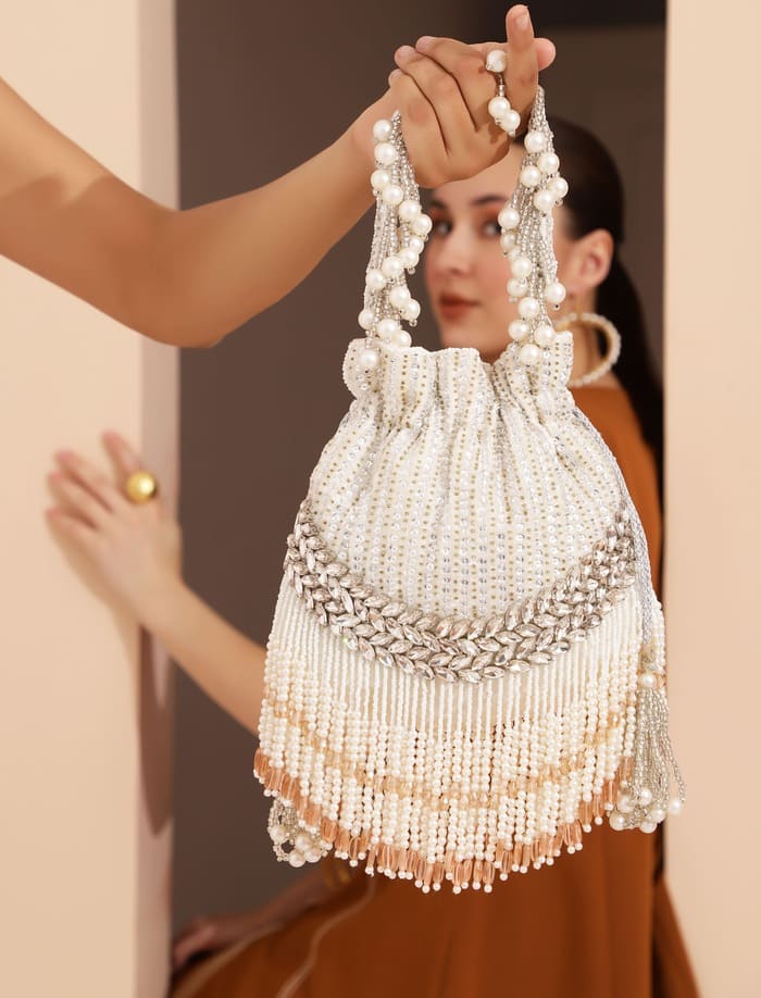 Festive Special Edition Combo - Rosa Red Potli Bag and Jalsa Potli Bag