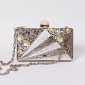 Iqra Embellished Mother of Pearl Clutch