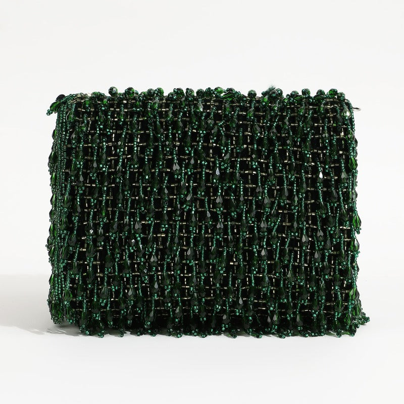 Rosa Beaded Flap over Clutch Bag