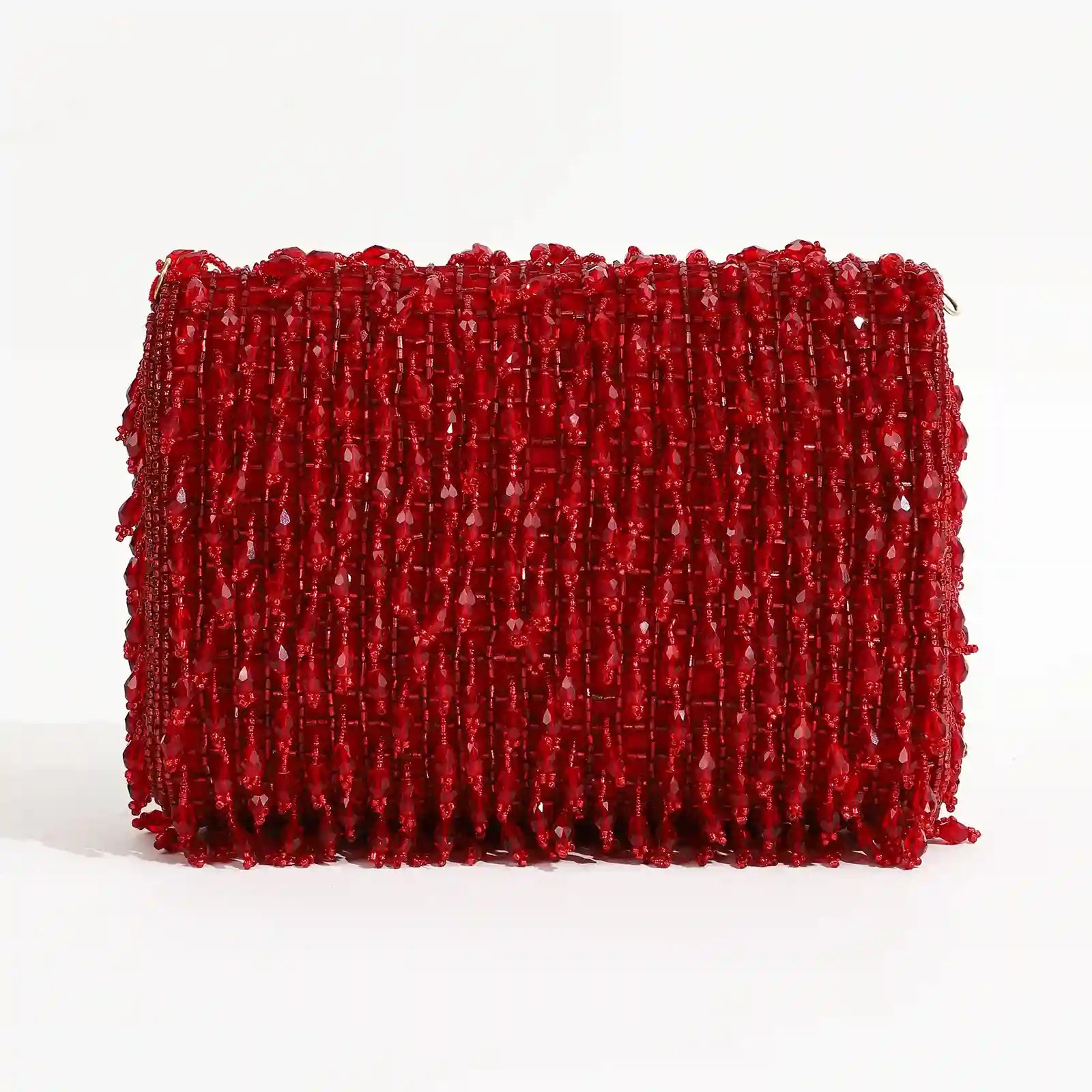 Rosa Beaded Flap over Clutch Bag