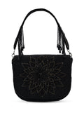 Eva Black Flap over Bag