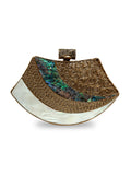 Lynn Golden Brass Clutch