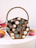 Alira Brass Clutch with Handle