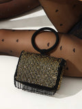 Sylvie Black Flap over Bag