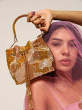 Terra Rose Gold Bucket Bag