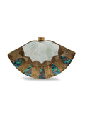 Zuri Mother of Pearl Brass Clutch