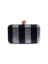 Afshaan hand-embroidered clutch by The Tan Clan featuring intricate embroidery and a sleek, compact design for elegant occasions.