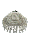 Nora Tasselled Half Moon Bag
