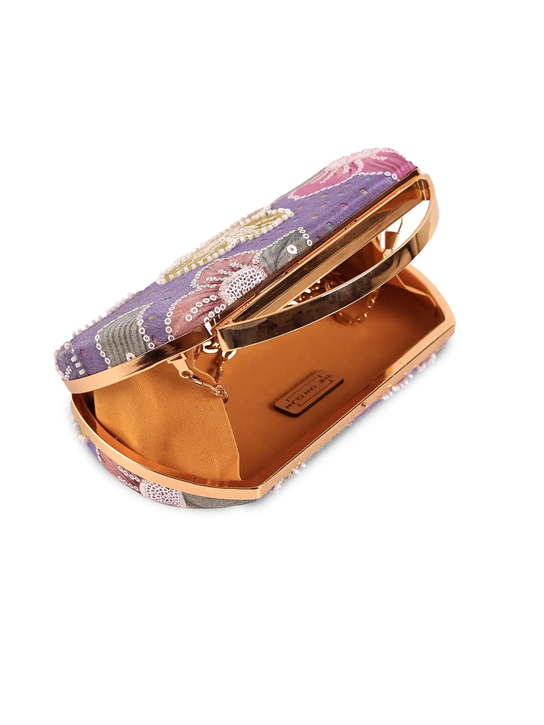 Riveria Multicolor Capsule Clutch