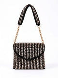 Anaya Black Envelope Bag