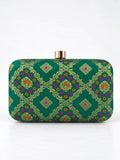 Mahi Light Green Box Clutch