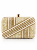 Zara Pearl Box Clutch