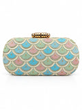 Veda Long Embroidered Clutch