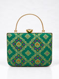 Mahi Light Green Casket Clutch
