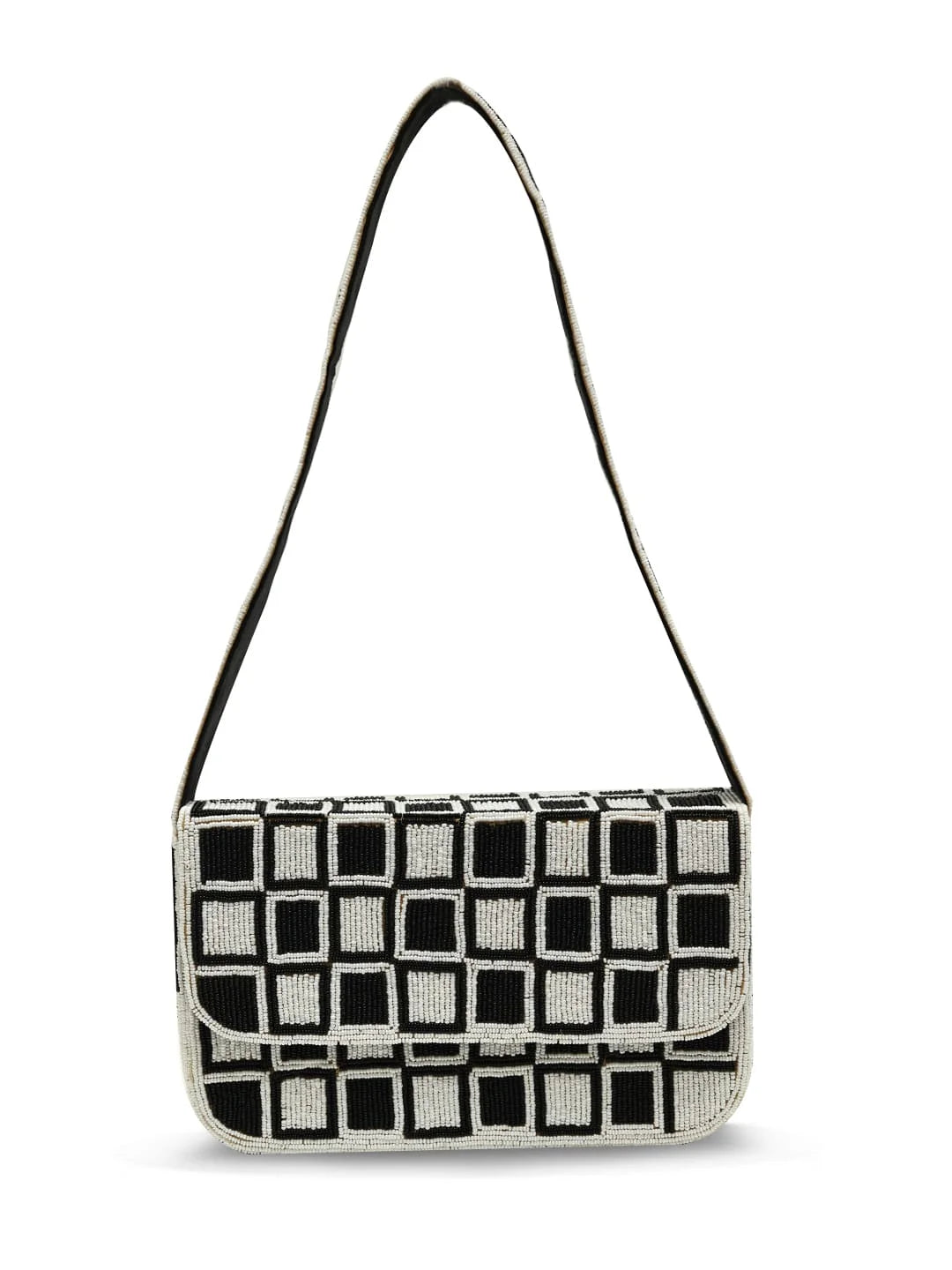 Blake Checkered Shoulder Bag