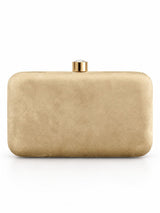 Kate Pearl Box Clutch by THE TAN CLAN featuring a sleek pearl finish and compact design for elegant occasions.