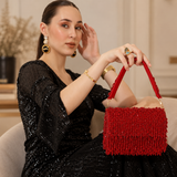 Rosa Beaded Flap over Clutch Bag DBP