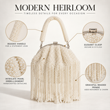 Pearl Batua Bag with Tassels DBP