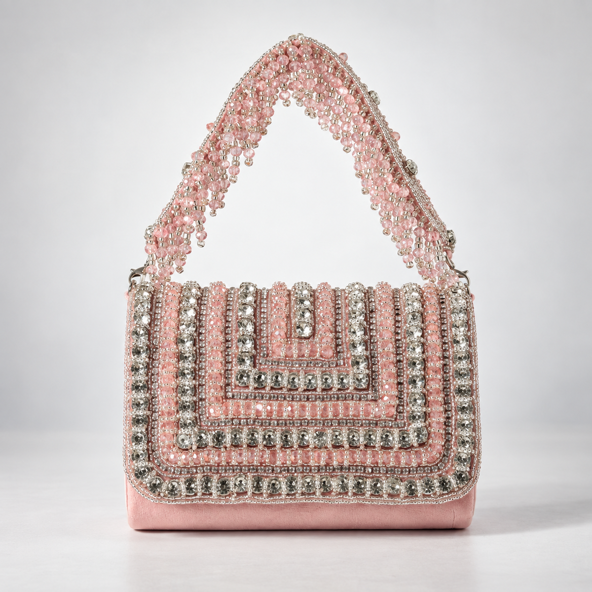Nysa Embellished Flap over Clutch Bag DBP