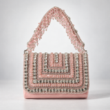 Nysa Embellished Flap over Clutch Bag DBP