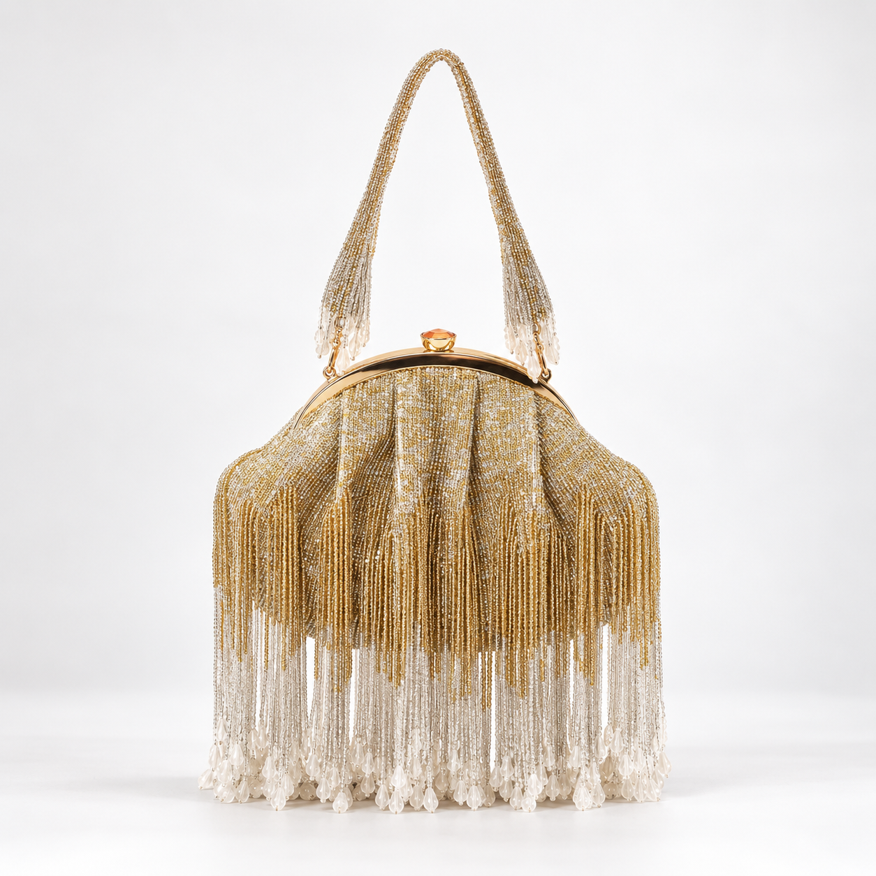 Tan Tan Clan Amour Batua bag with detachable handle, stylish brown leather design and spacious interior for everyday use