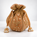 Pushp Zardozi Embroidered Mini Lotus Potli DBP