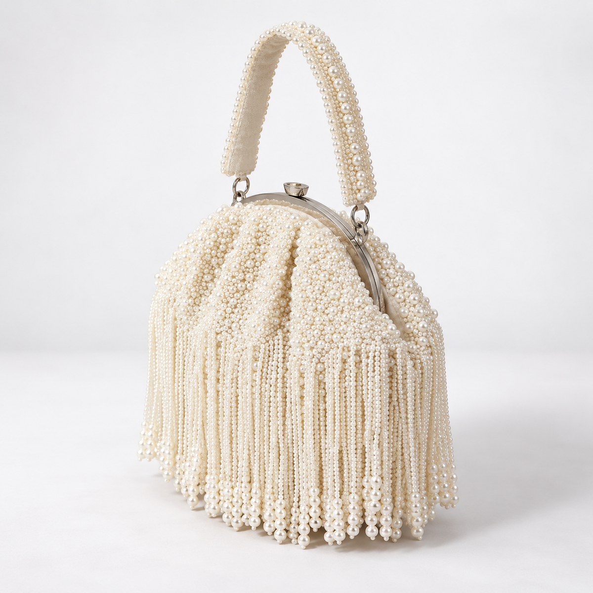 Pearl Batua Bag with Tassels DBP