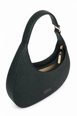 Blair Green Croc Textured Shoulder Bag