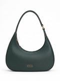 Blair Green Croc Textured Shoulder Bag