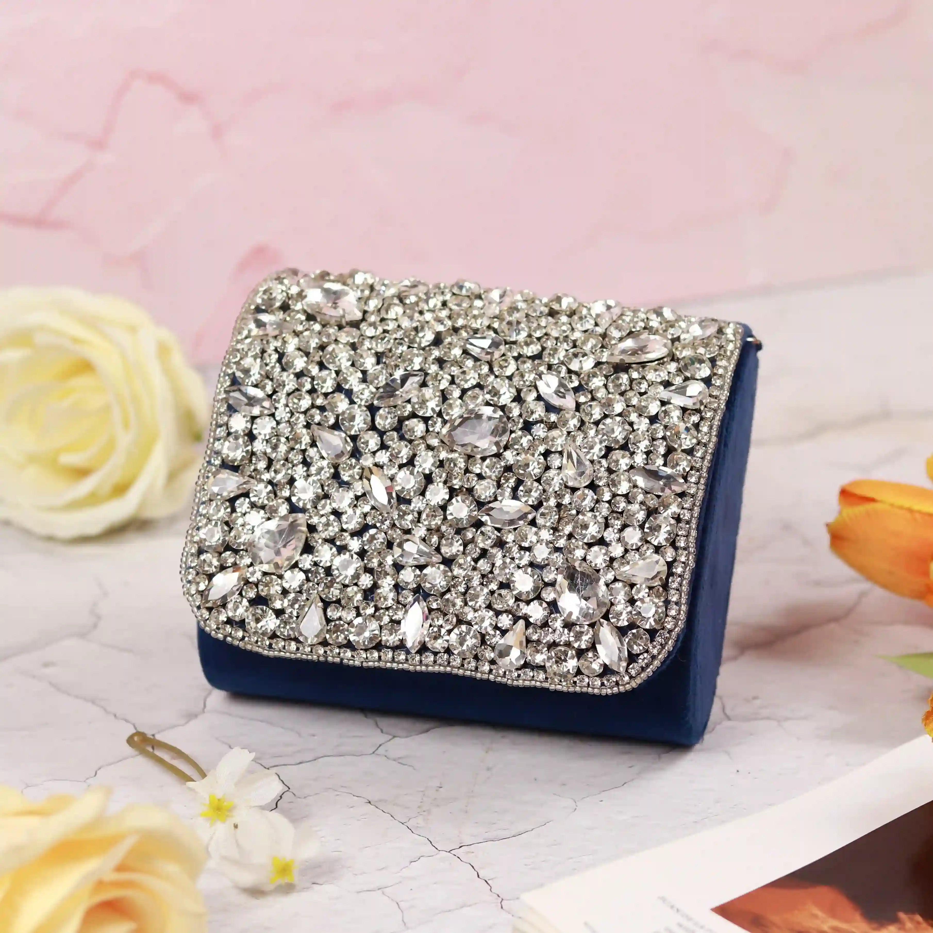 Grace Mini Bag with Embroidered Handle